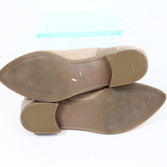 Nine West Chelsea Boots sz 6.5 Women Suede Ankle Bootie Pull on Shoes - Picture 8 of 8